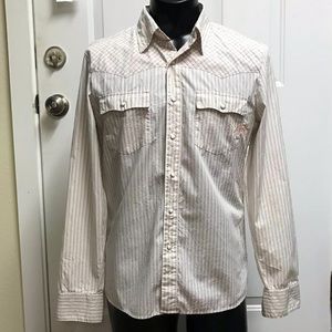 Riley Mens Western Style Shirt With Snaps
